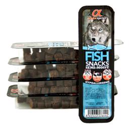 Alpha Spirit Spannmålsfria Godbitar Semi Moist Med FISK