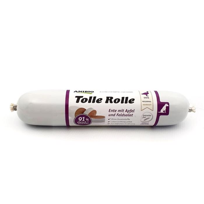 Anibio Tolle Rolle Skärkorv 91% Kött Med Ankkött 400g
