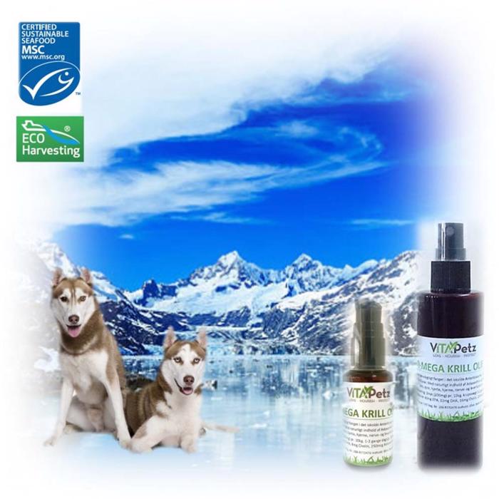 VitaPetz Omega Pure Krill Oil för hundar och katter
