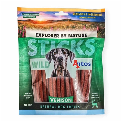 Antos Wild Sticks Mjuka tuggpinnar med vilt 400g