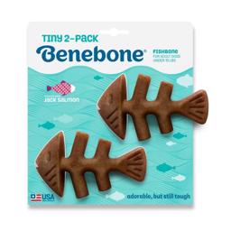 Benebone Fishbone Nylon Tuggben TINY 2-Pack