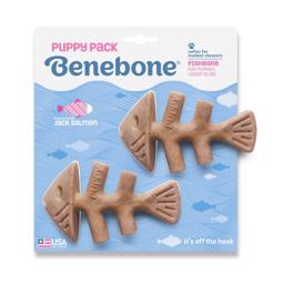 Benebone Fishbone Nylon Chew Bone VALP 2-Pack Jack Lax