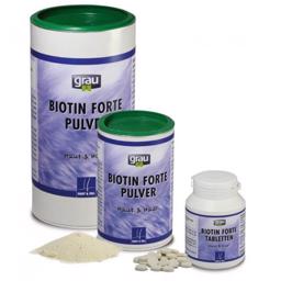 Biotin-Forte Pulver eller tabletter Ger ny päls