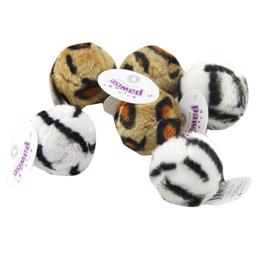 Pawise Wobbies Pälsbollar Till Katten Med Klocka