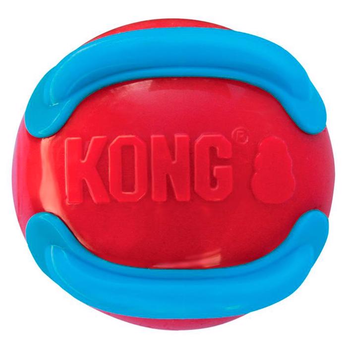 KONG Jaxx Brights Ball For The Dog I Rött Och Blått