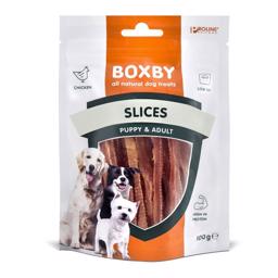 Boxby Kornfri Godbitar Chicken Slices Puppy & Adult 100gr