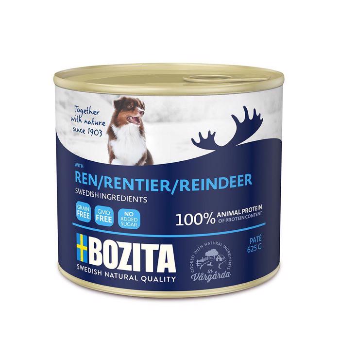  Bozita Paté Hundfoder 100% animaliskt protein primärt renar 625g