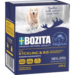 BOZITA Naturals Chicken & Rice våtfoderbitar i gel