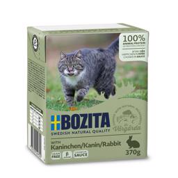 BOZITA kattmatbitar i sås med 100 % färsk kanin