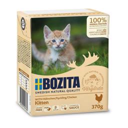 BOZITA Kattmatsbitar i sås med kyckling till kattungar 370g