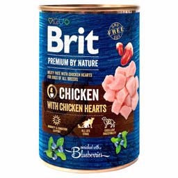 Brit Premium By Nature Våtfoder Kyckling & Kycklinghjärta 400gr