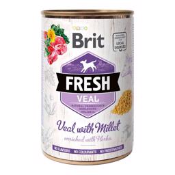 Brit Fresh Holistic Dog Food with Kalv och hirs 400 g