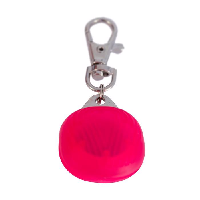 Dogman Blinkande Lampa Modell Burger LED Sätt Ljus På Hunden PINK