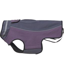 Buster Softshell Hundjacka Grey Black Plum
