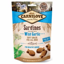 Carnilove Semi Moist Snack SARDINER och Vild Vitlök 200g
