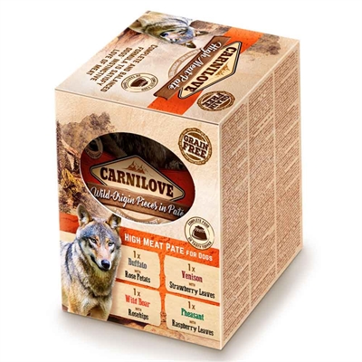 Carnilove Pouch Pate Våtfoder Multipack med 4x300 gram