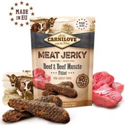 Carnilove Jerky Beef & Beef Muskelfilé Protein Bar Med Biff