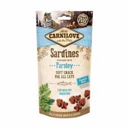 Carnilove Soft Snack Treats For Cats Sardines Persilja 50 gram