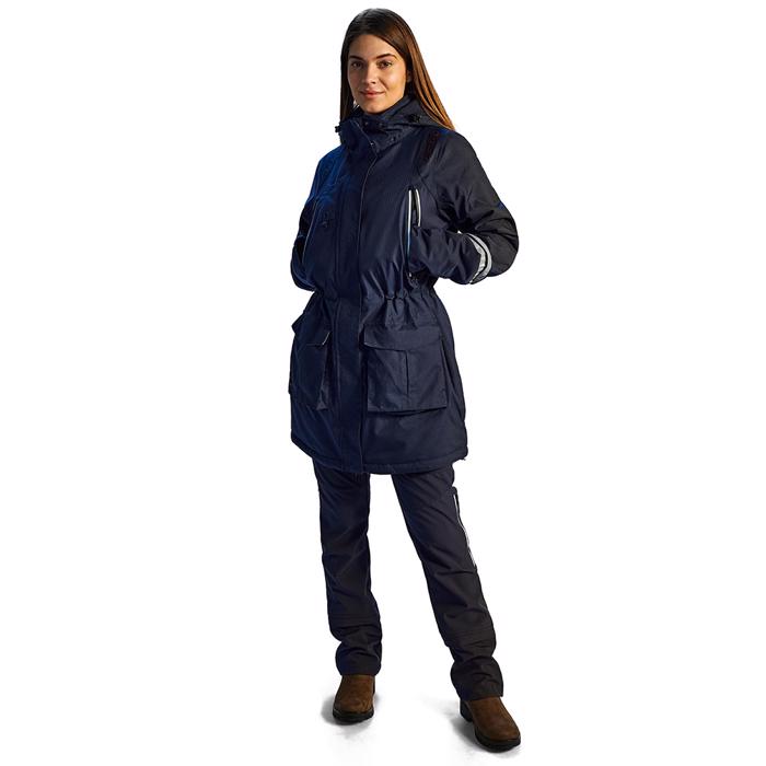 Catago Trainer Lång Damjacka i Night Sky Blue