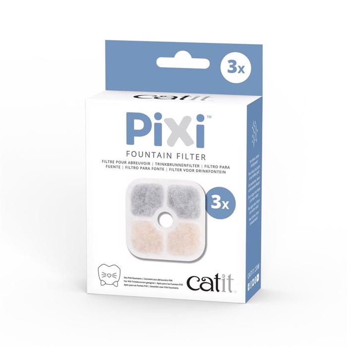 Catit PIXI Drink Fountain Clean Filters 3 PACK