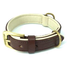 Leather by Beth Citywalk Läder Halsband Cognac & Creme