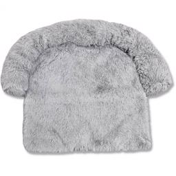 Hundsäng Comfy Plush Fluffy Speciellt för soffa & säng Silver