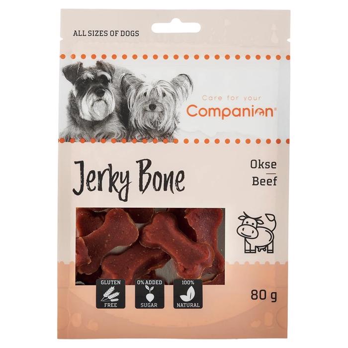 Companion Beef Jerky Bone Läcker bitar med Nötkött 80g
