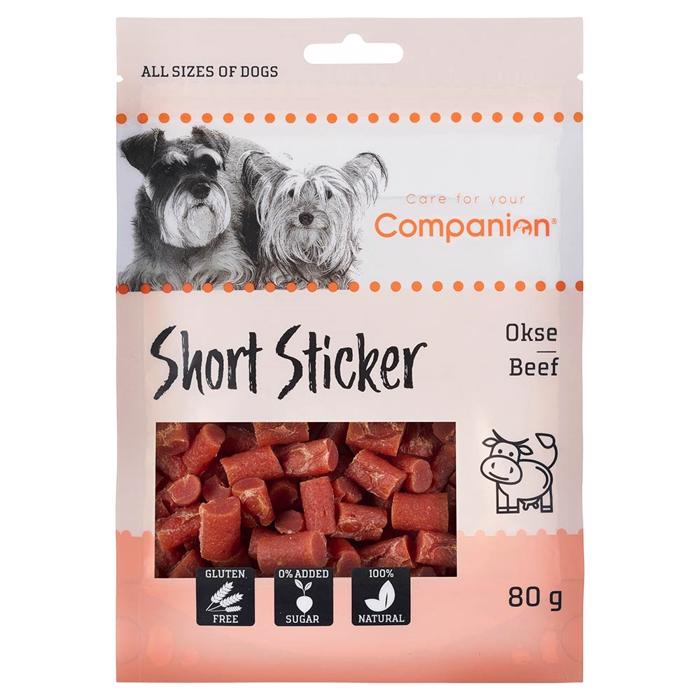 Companion Short Sticker Treats With Beef 80g