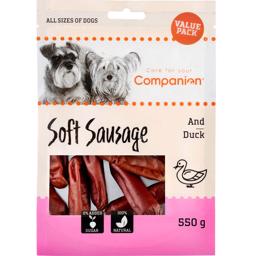 Companion Mjukkorv Läckra korvar med Anka 550g