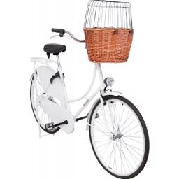 Trixie Cykelkorg med Grid Nature Wicker för cykelstyret