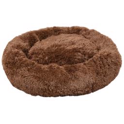Cream Donut Relax Fleece hundsäng Fluffig brun 70 cm