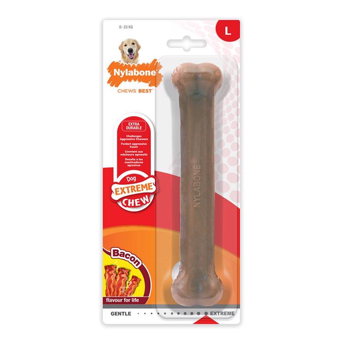 Nylabone flätad Bully Stick tuggleksak med nötköttssmak