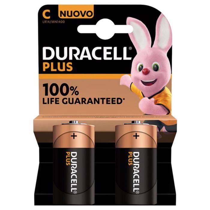 Duracell Batterier Modell C - 2-pack LR14/C Plus Alkaline