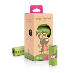 Earth Rated Eco Friendly Hundpåsar Lavendel Doft 120 st