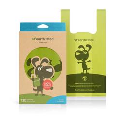 Earth Rated Eco Friendly Hundpåsar Med Handtag Neutral 120st