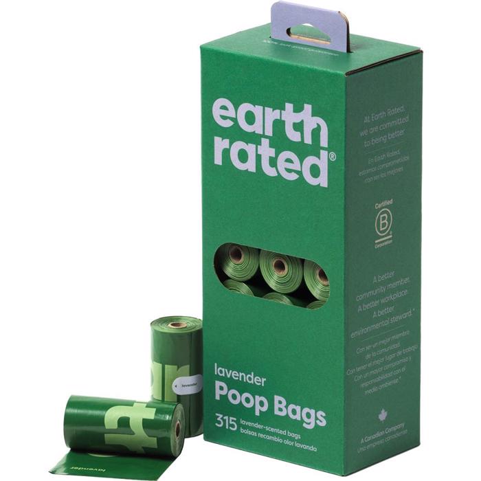 Earth Rated miljövänliga hundväskor Lavendel doft 315 st