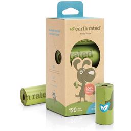 Earth Rated Eco Friendly Hundpåsar Neutral 120 st