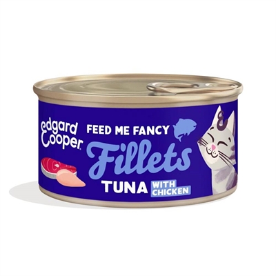 Edgard Cooper CAT Feed Me Fancy Fillets Tuna & Chicken 70g