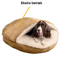 Snoozer Cozy Cave Extra Cover för Dog Cave LYX MICROSUEDE Camel