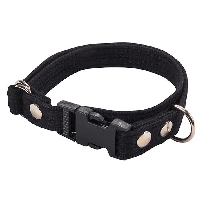 Fenriz Webbing Click Halsband i SVART