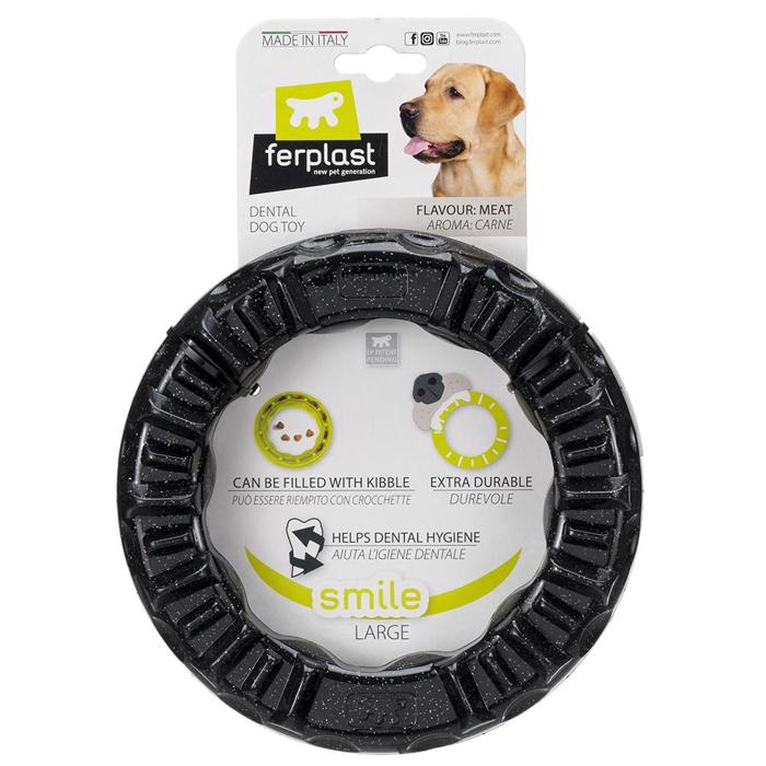 Ferplast Smile Dog Dental Ring Rengör Tänder Med Aktivering LARGE