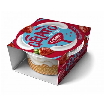 FidOvet Gelato Mela Hundglass Med Jordgubbar