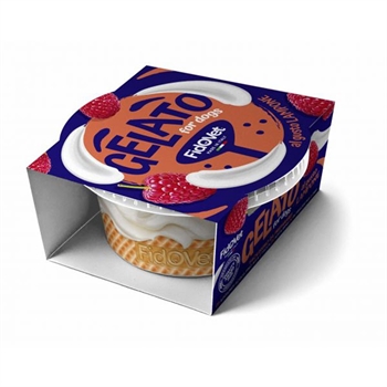 FidOvet Gelato Mela Hundglass Med Hallon