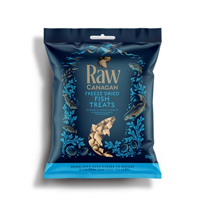 Canagan Raw Frystorkade Godbitar med Fisk 20g