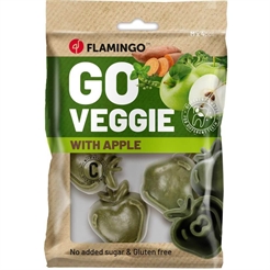 Flamingo Veggie Tandrensande Snack Äpple Medium 4st
