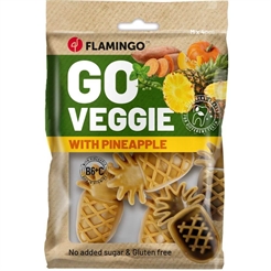 Flamingo Veggie Tandrensande Snack Ananas Medium 4st