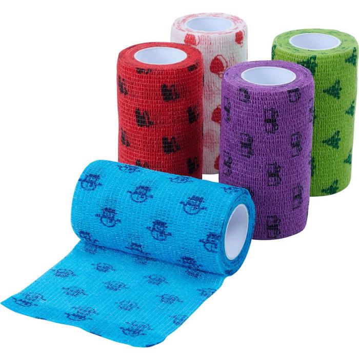 Kruuse Fun Flex Pet Bandage Högkvalitativ flexibel 7,5 cm