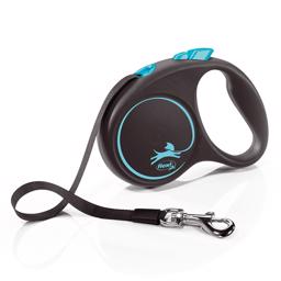 Flexi Black Design Band Line Black and Blue S 5 Meter Max 15 Kg