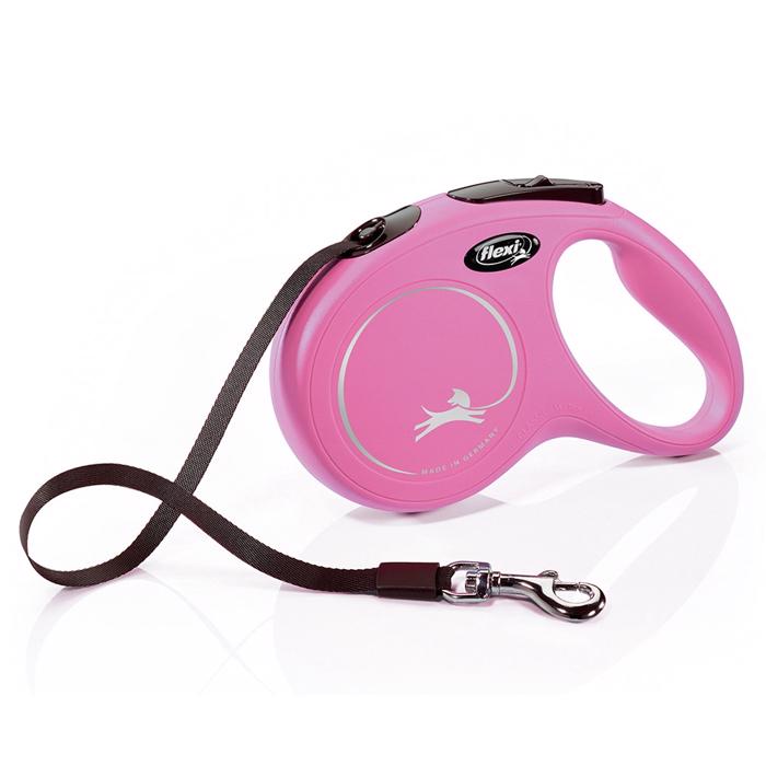 Flexi New Classic Band Line Pink M 5 Meter Max 25 Kg