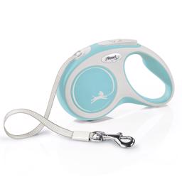 Flexi New Comfort Armband Ljusblå S 5 Meter Max 15 Kg